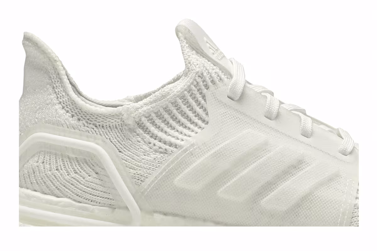 adidas UltraBoost 19 Triple White, view 3