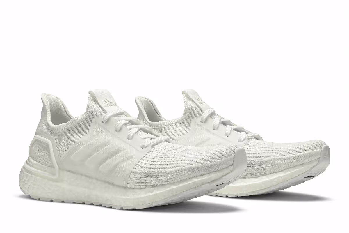 adidas UltraBoost 19 Triple White, view 9