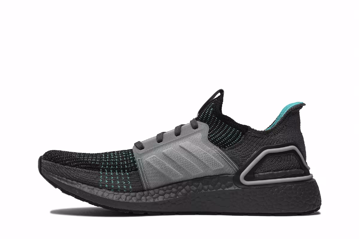adidas UltraBoost 19 Core Black Grey, view 4
