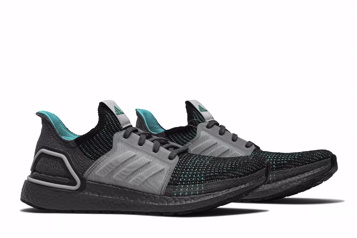 adidas UltraBoost 19 Core Black Grey, view 9