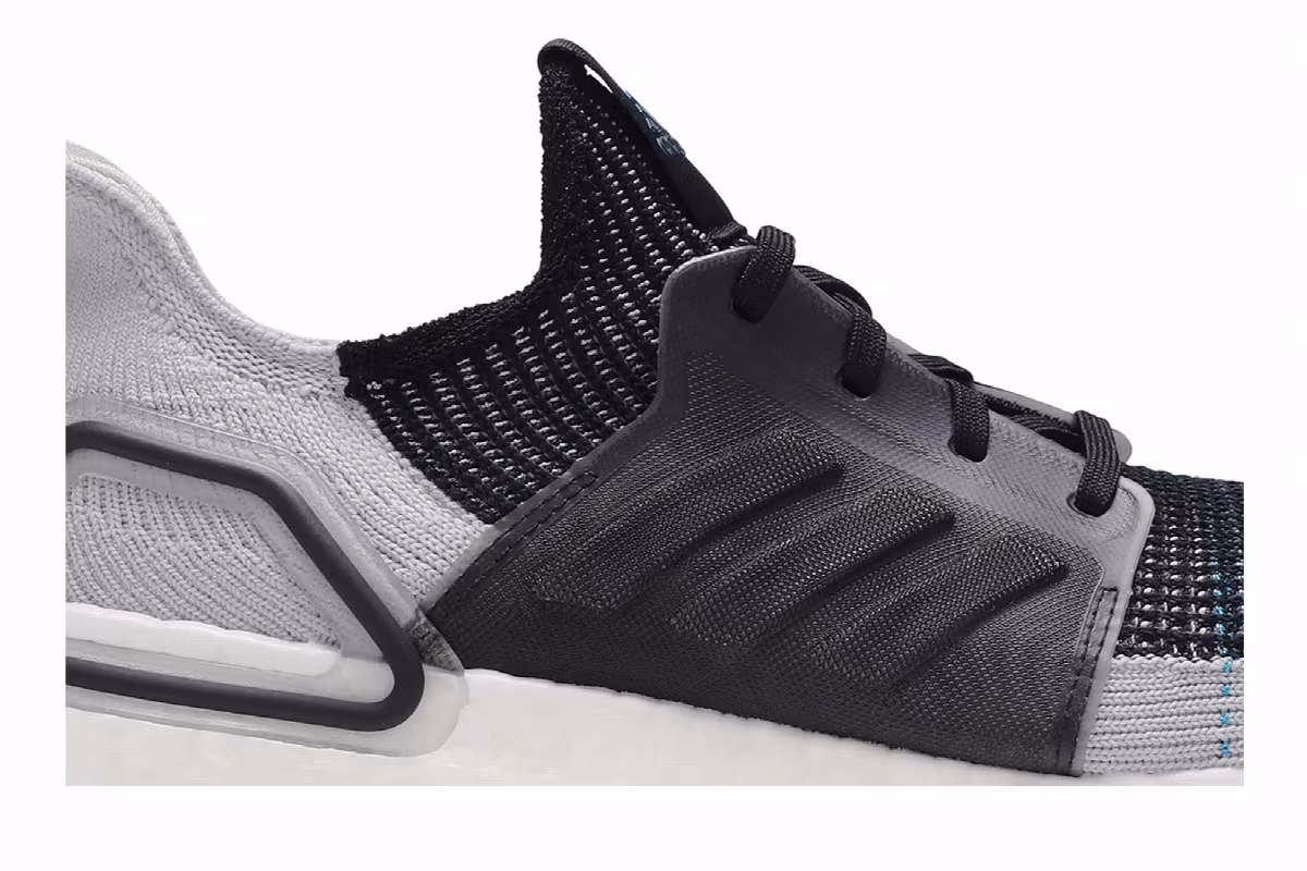 adidas UltraBoost 19 Grey Cyan, view 3