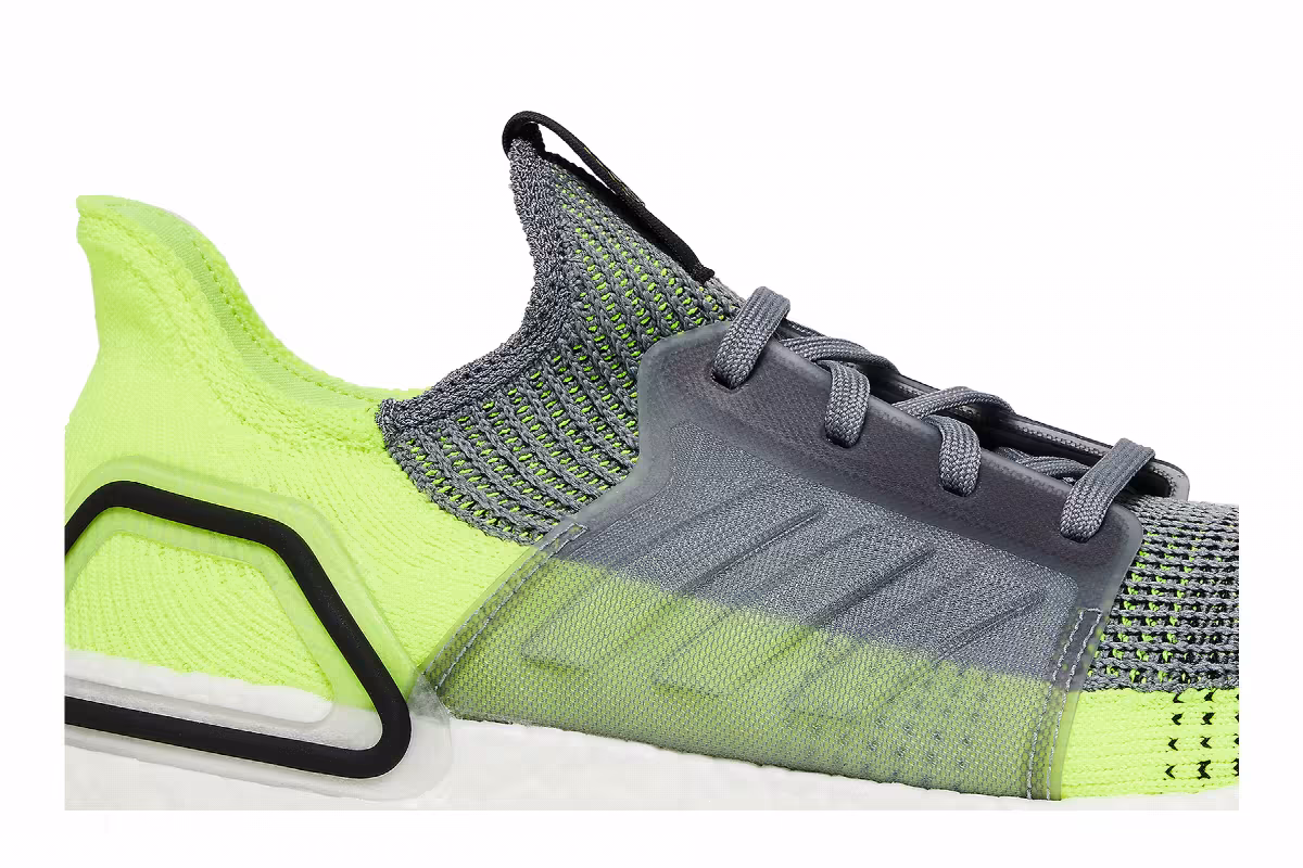 Adidas UltraBoost 19 Grey Yellow, view 3