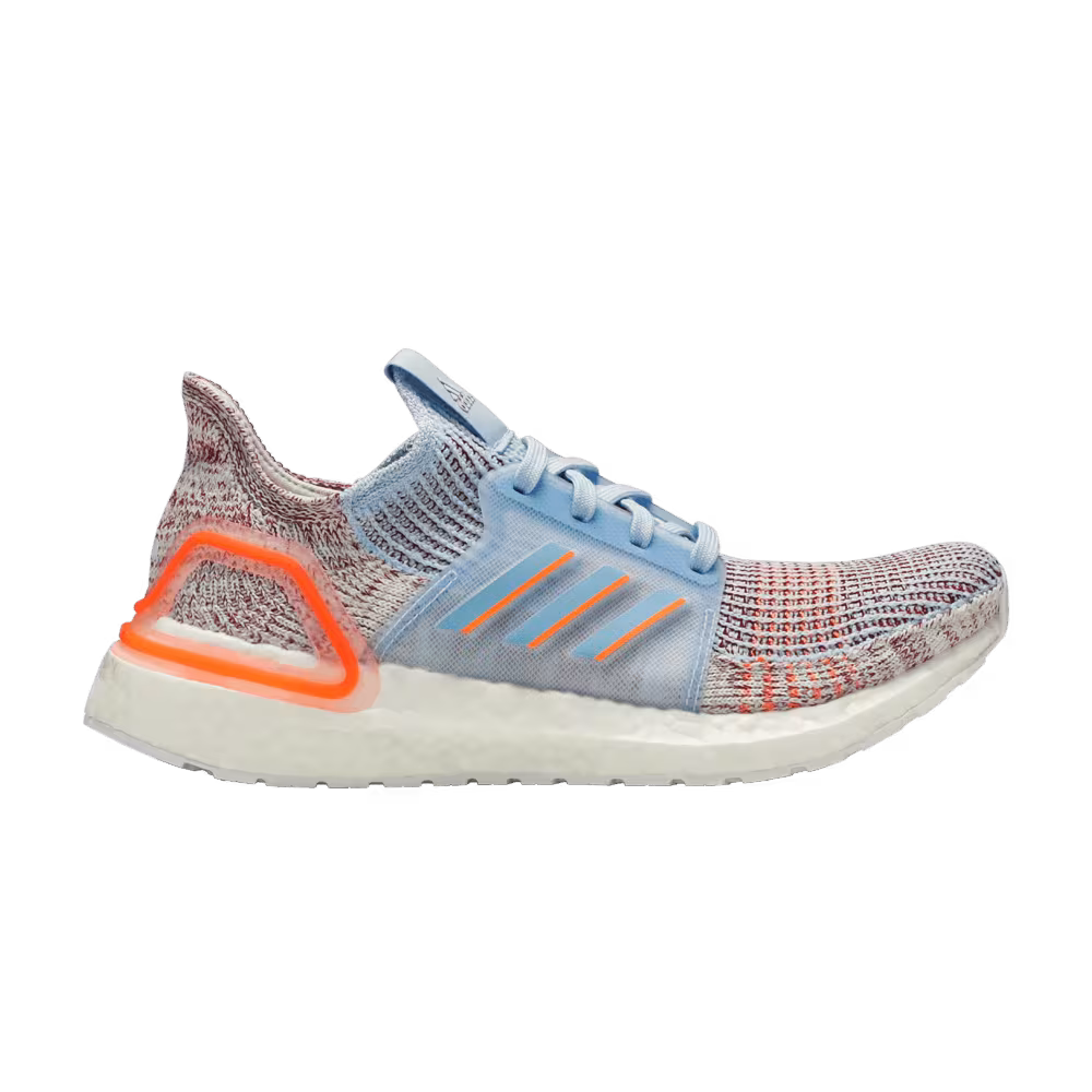Adidas Women's UltraBoost 19 Coral Glow Blue