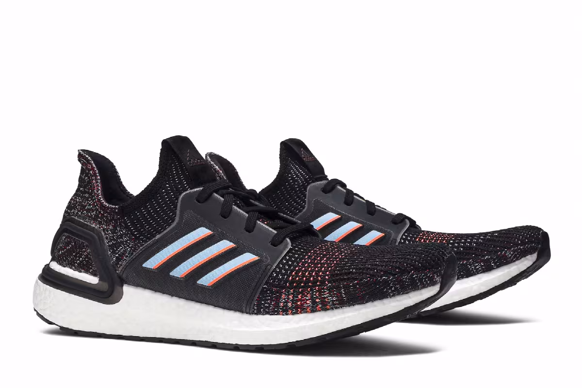 Adidas UltraBoost 2019 Black Glow Blue, view 9