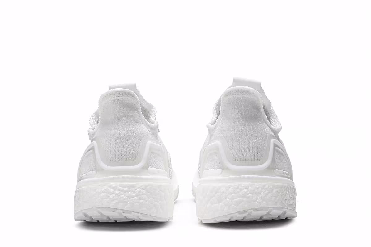 adidas Women's UltraBoost 19 Triple White, view 7