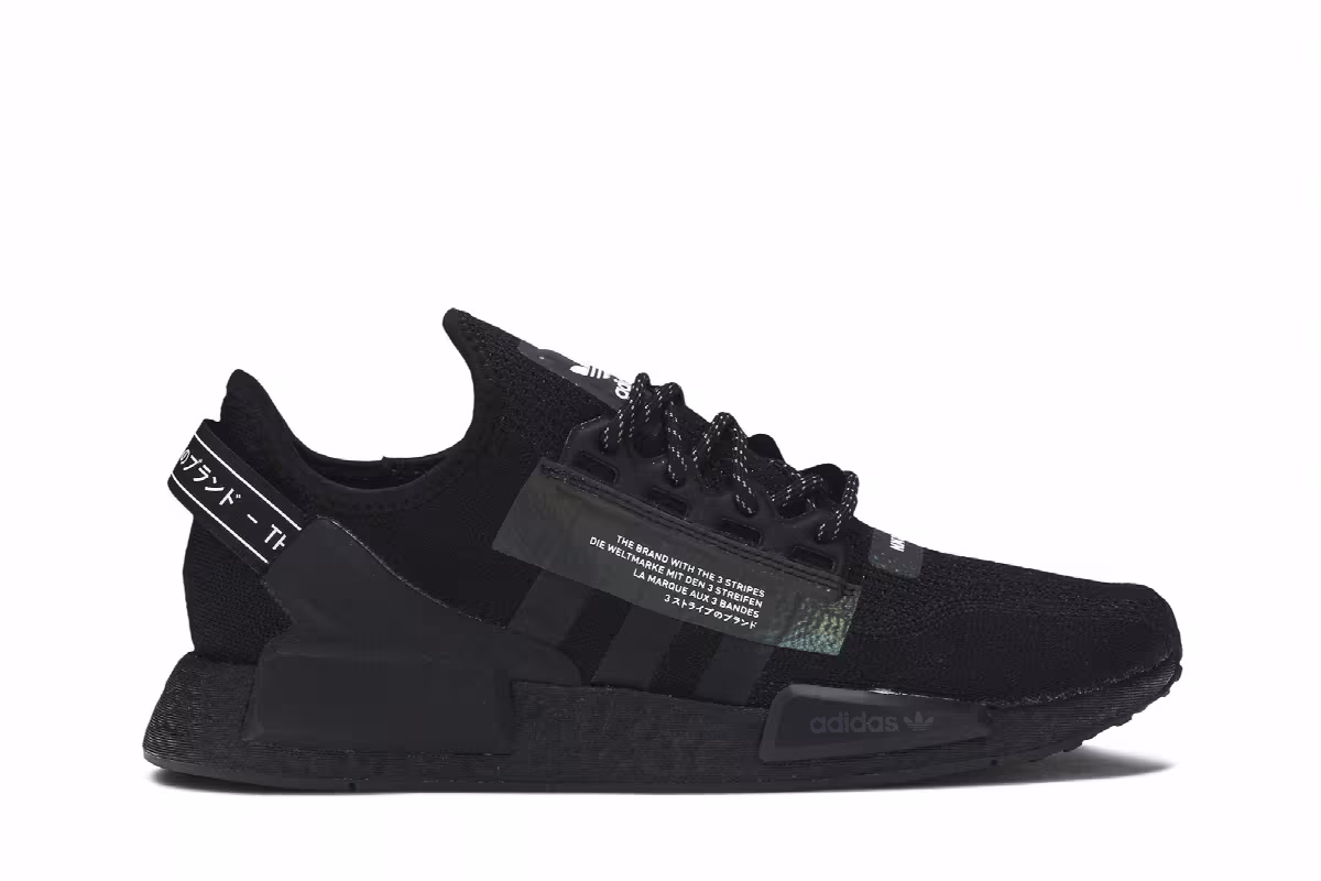 Adidas NMD_R1 V2 Triple Black, view 2