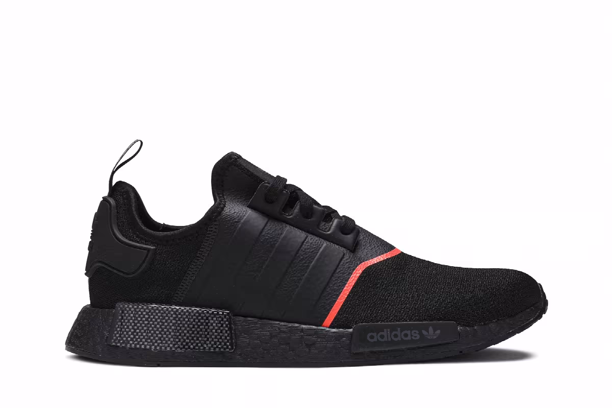 adidas NMD_R1 Core Black Solar, view 2