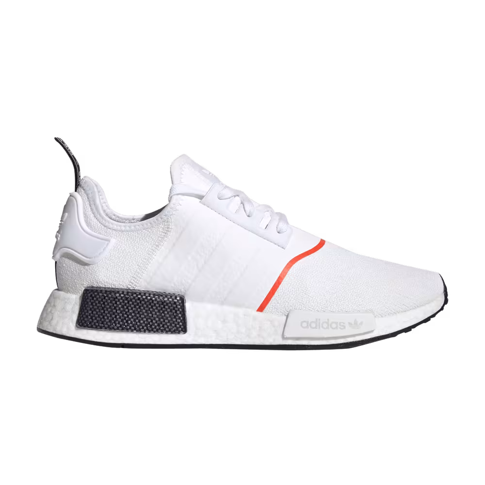 Adidas NMD_R1 White Solar Red
