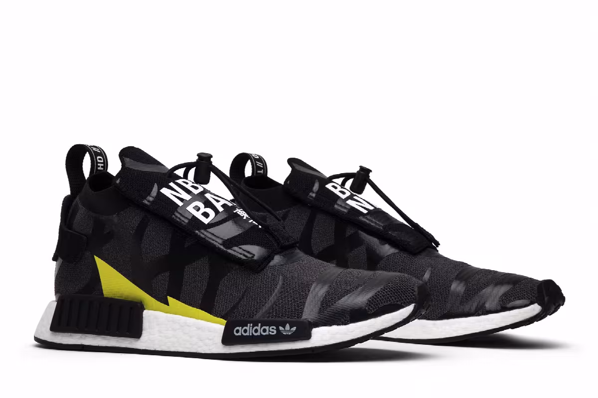 Neighborhood x A Bathing Ape x adidas NMD_TS1 PK Stealth, view 9