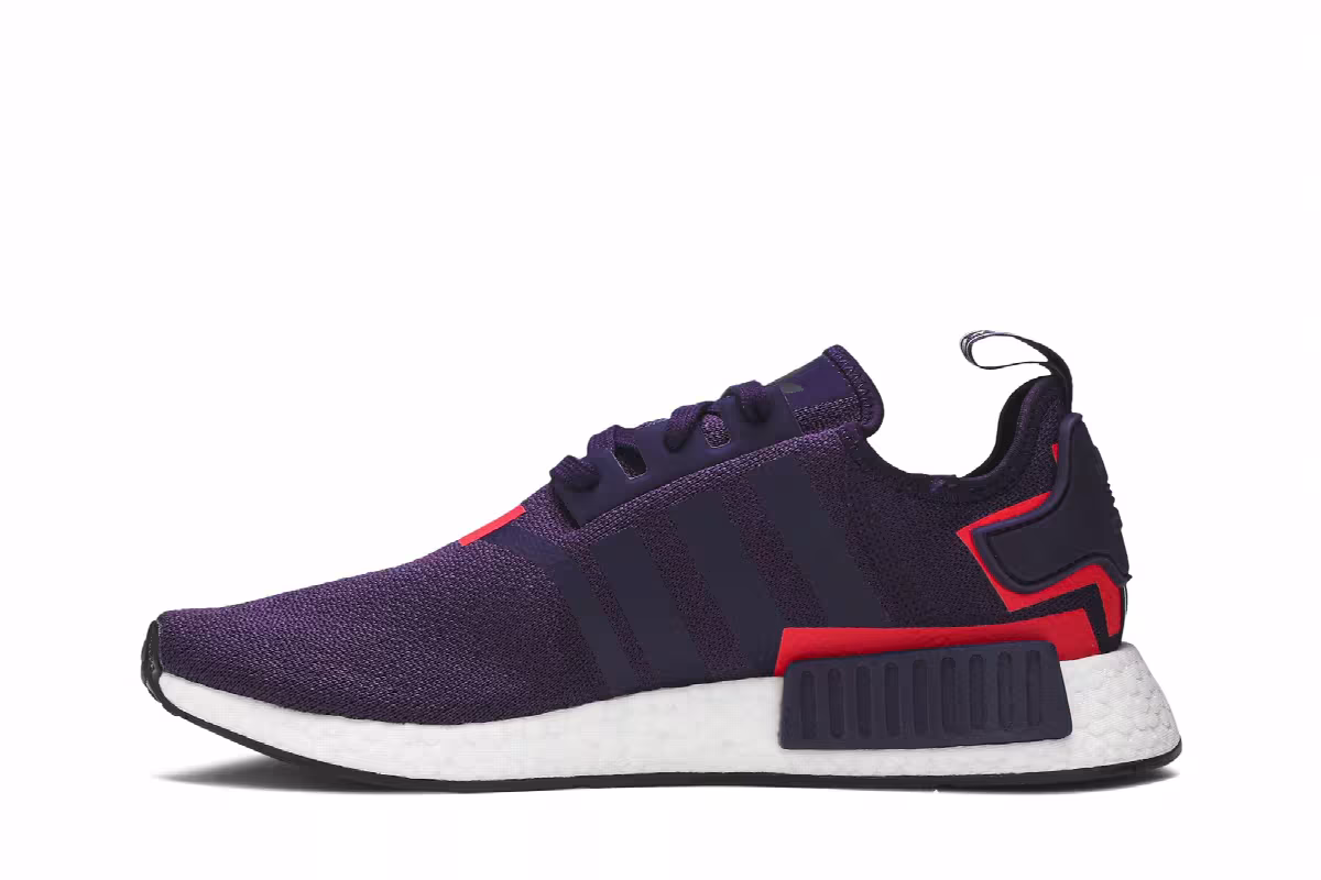 Adidas NMD_R1 Colorblock - Purple Red, view 4