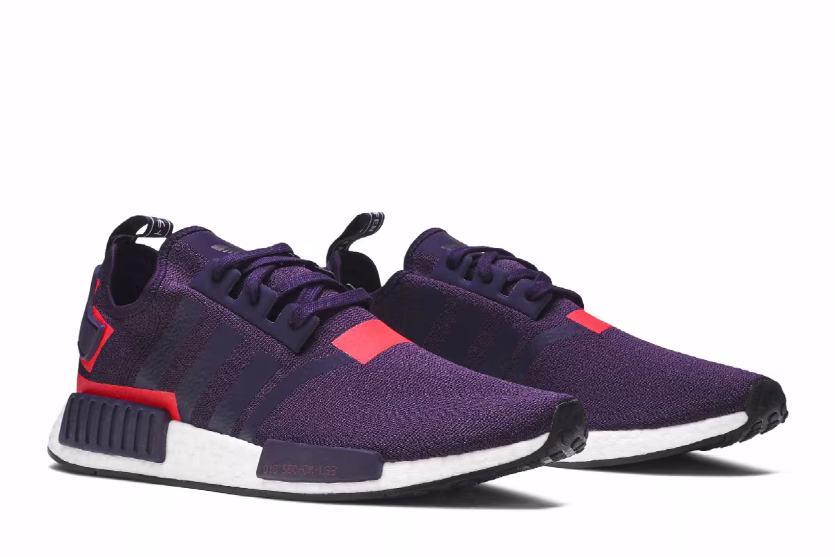 Adidas NMD_R1 Colorblock - Purple Red, view 9