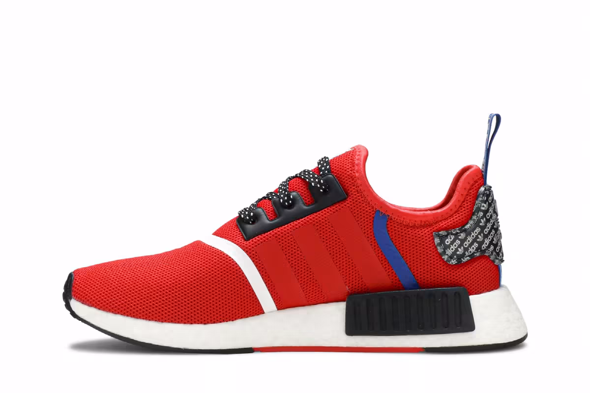 adidas NMD_R1 Active Red Black, view 4