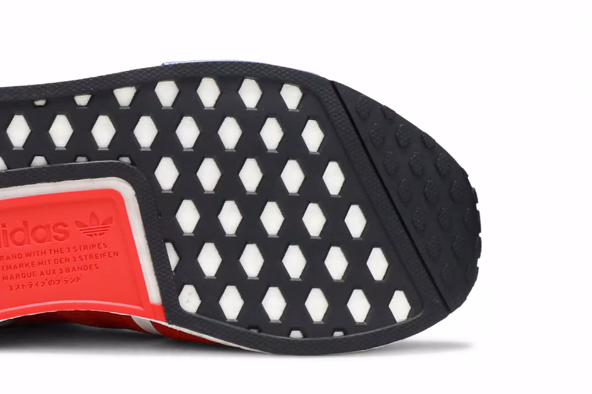 adidas NMD_R1 Active Red Black, view 6