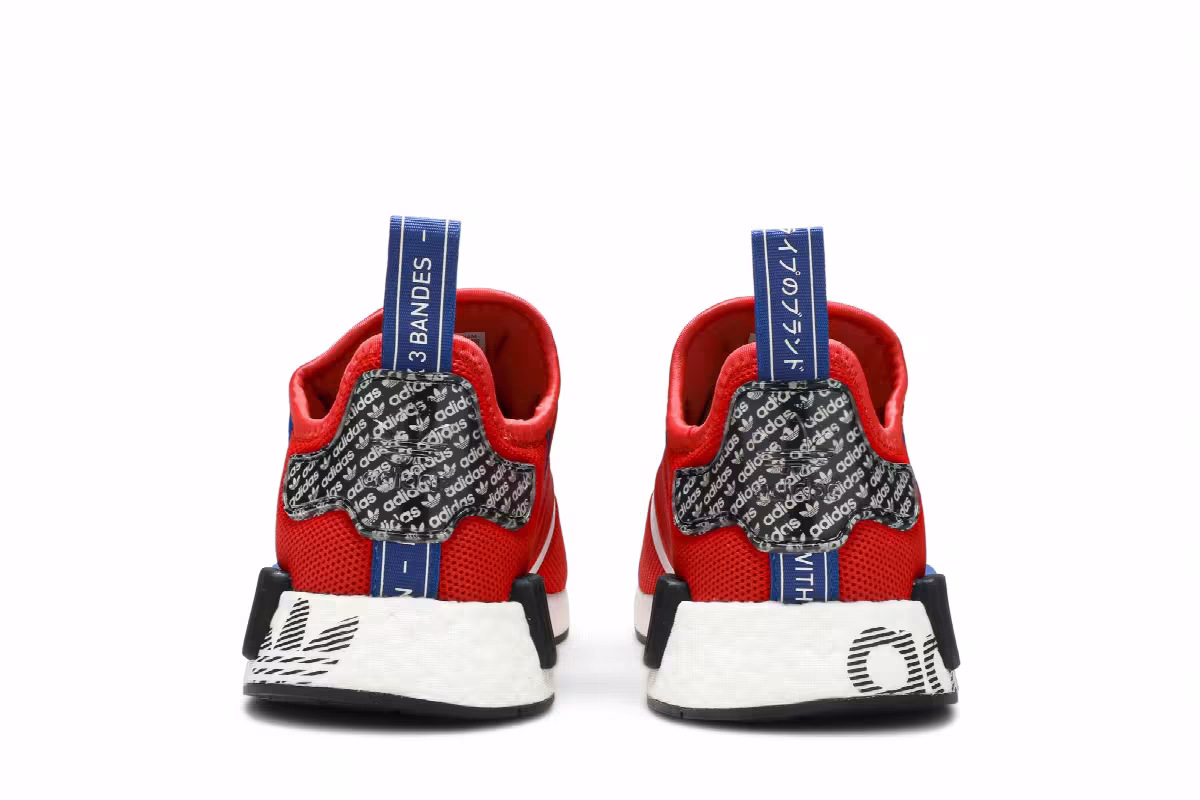 adidas NMD_R1 Active Red Black, view 7