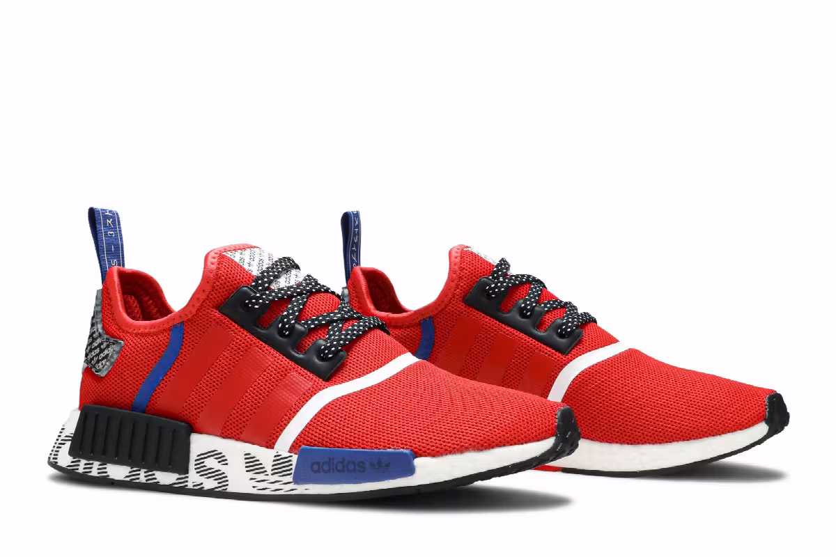 adidas NMD_R1 Active Red Black, view 9
