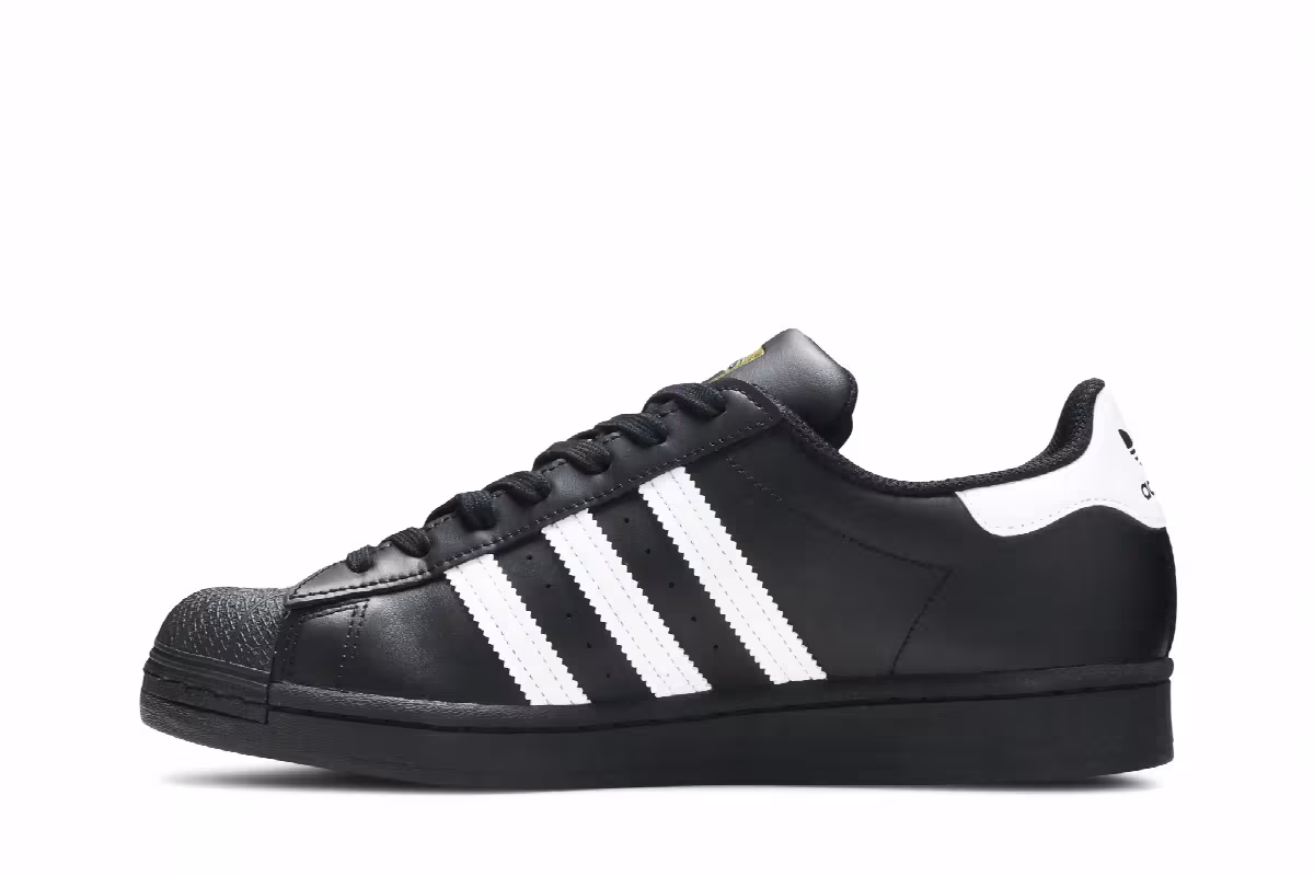 adidas Superstar Core Black White, view 4