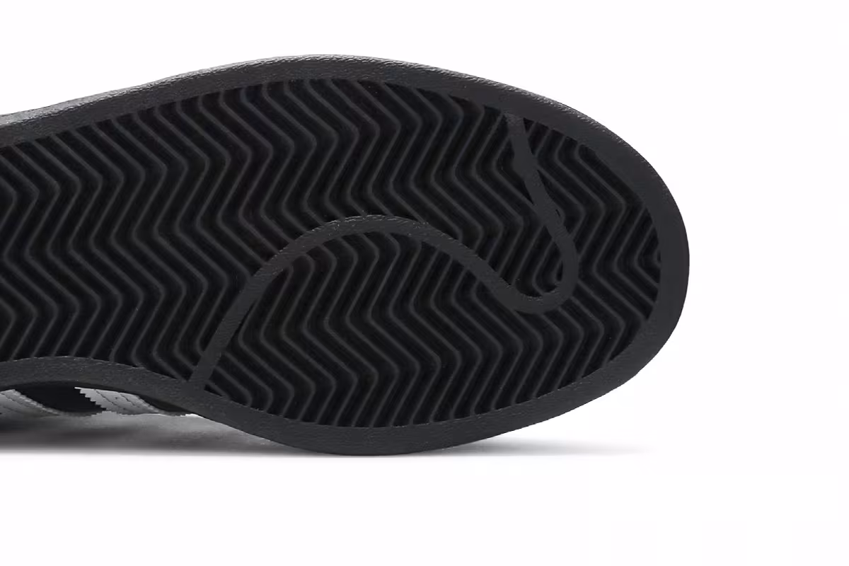 adidas Superstar Core Black White, view 6