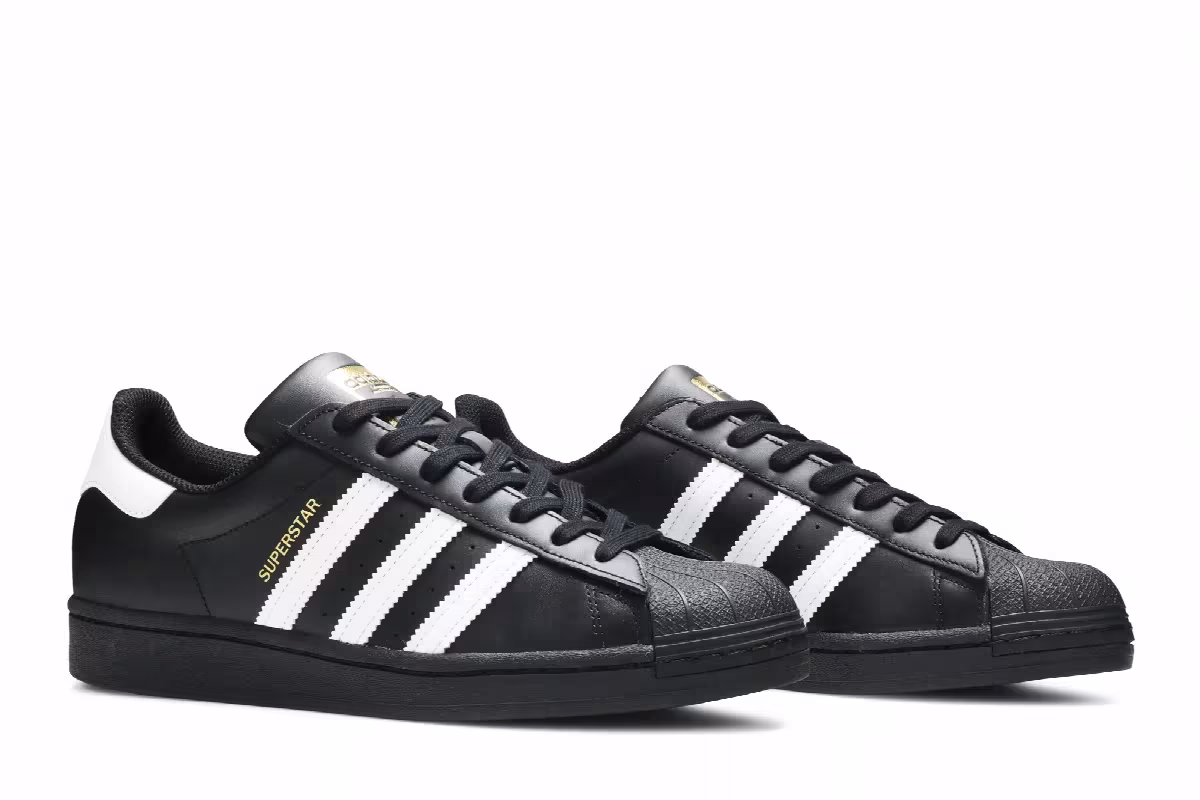 adidas Superstar Core Black White, view 9