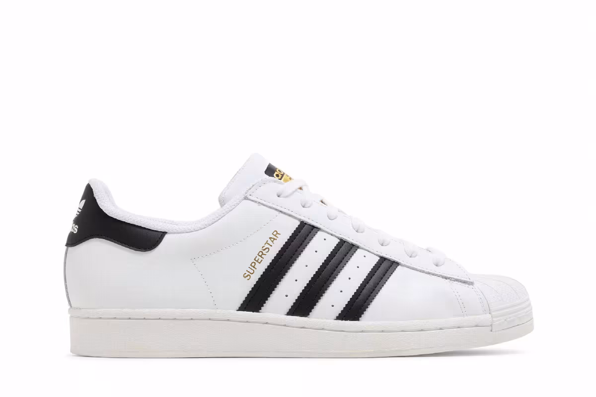 adidas Superstar Footwear White Black, view 2