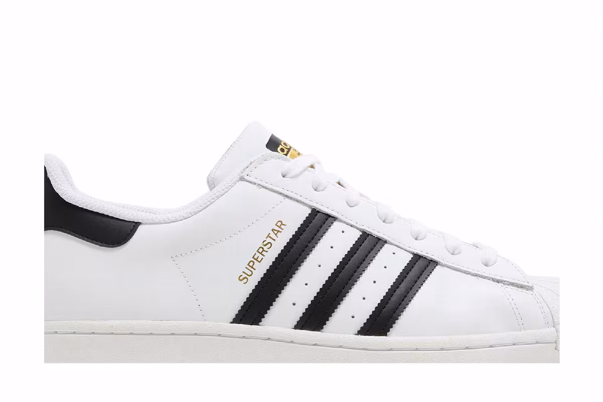 adidas Superstar Footwear White Black, view 3