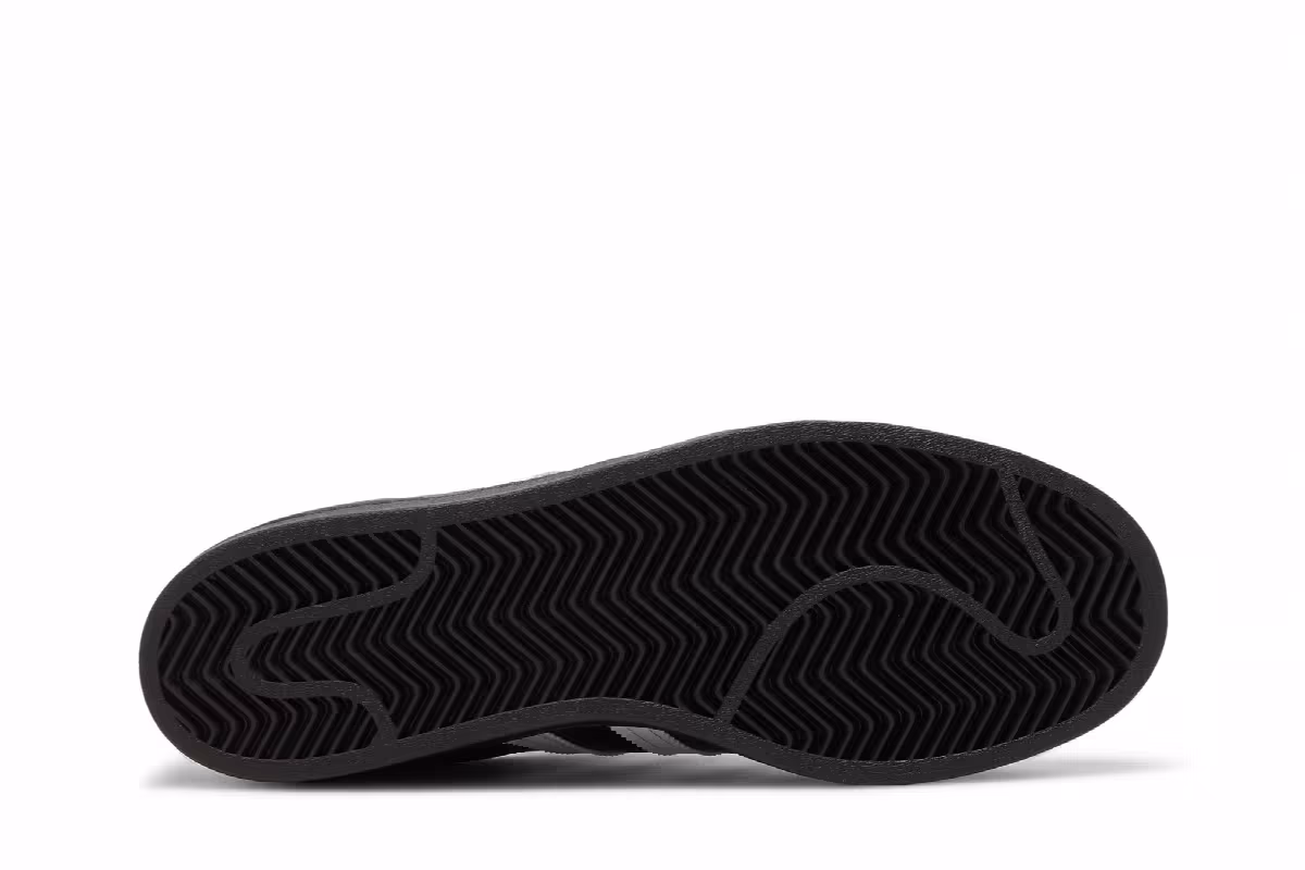 adidas Superstar J Black White, view 5