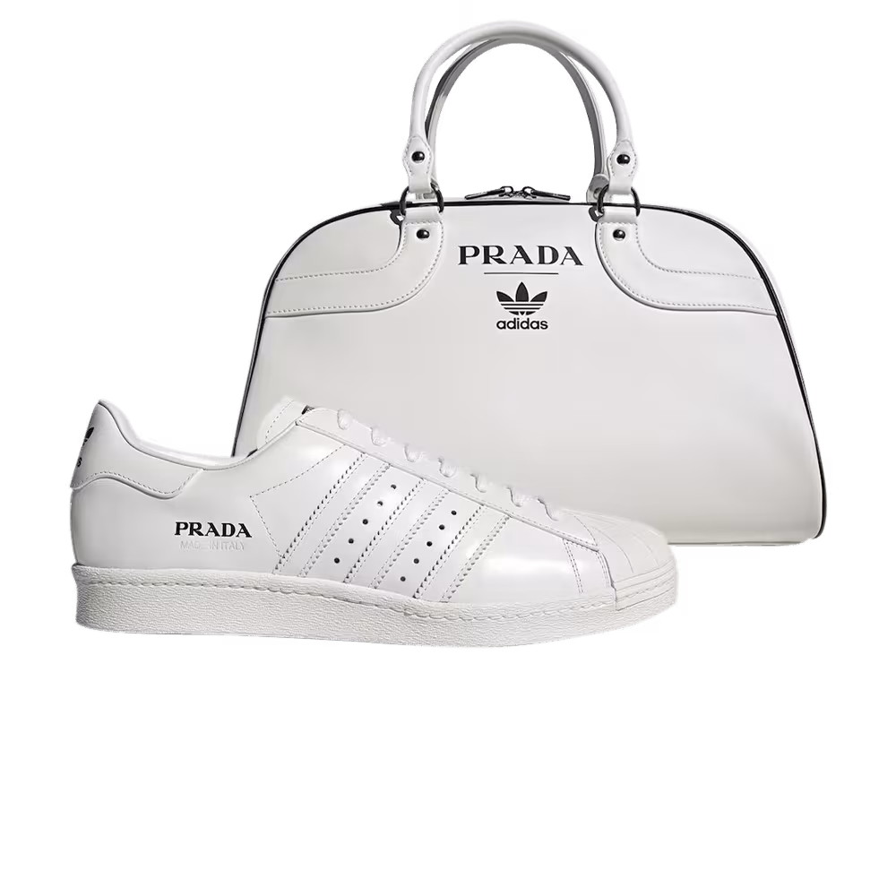 Prada x adidas Superstar Core White