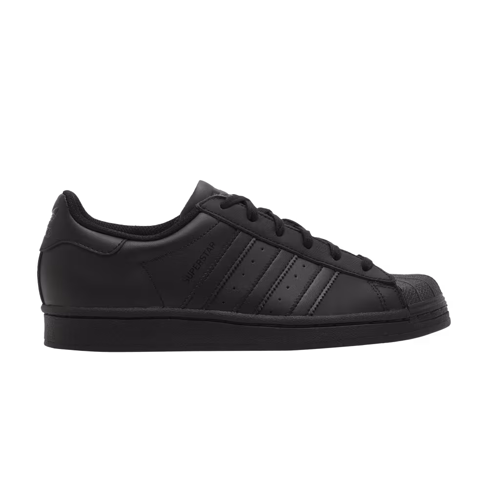 adidas Superstar J Triple Black