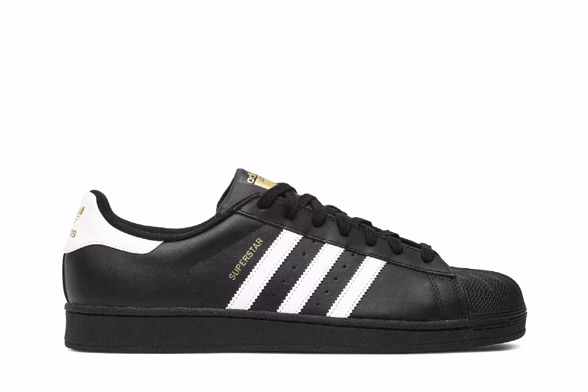 adidas Superstar Core Black, view 2