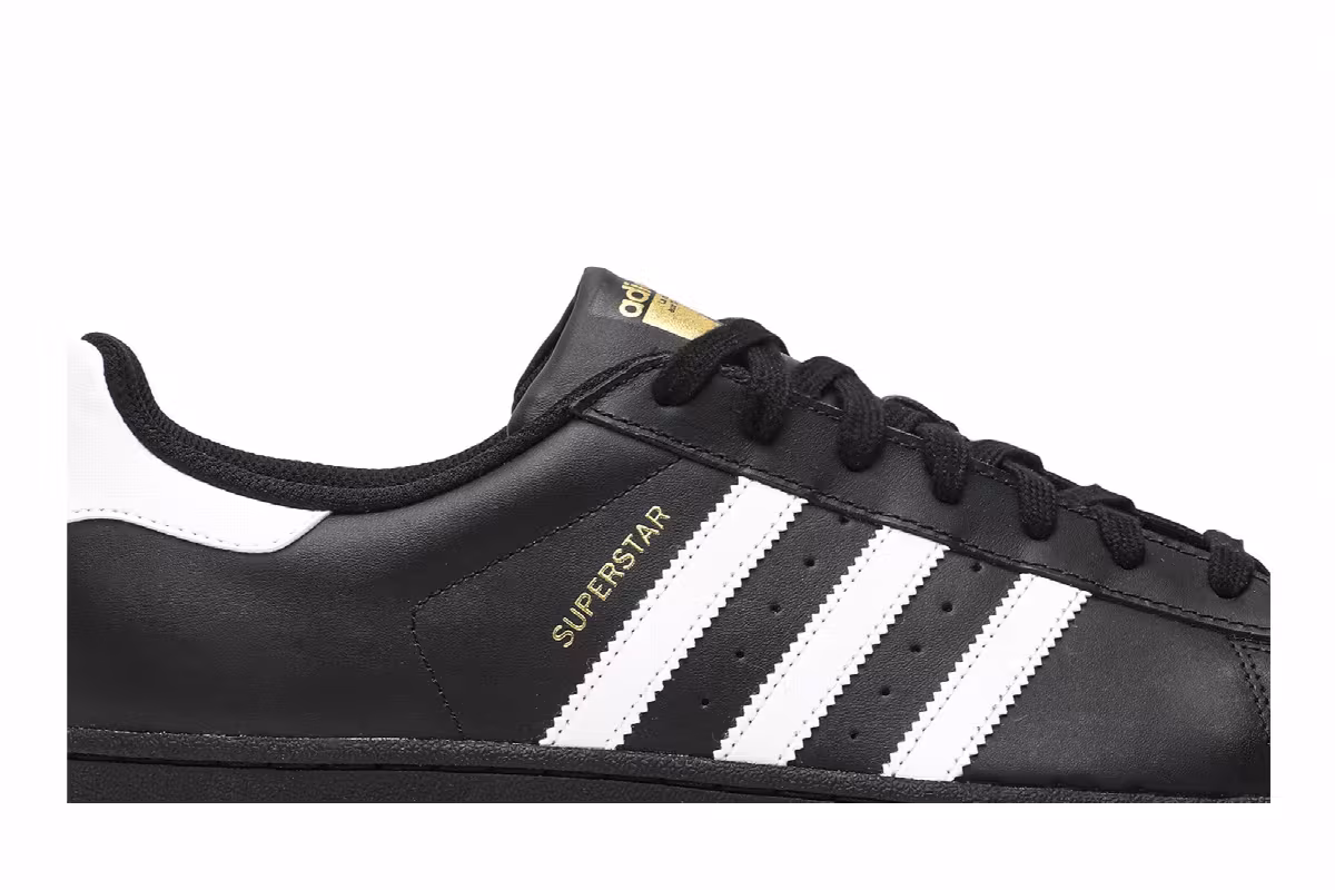 adidas Superstar Core Black, view 3
