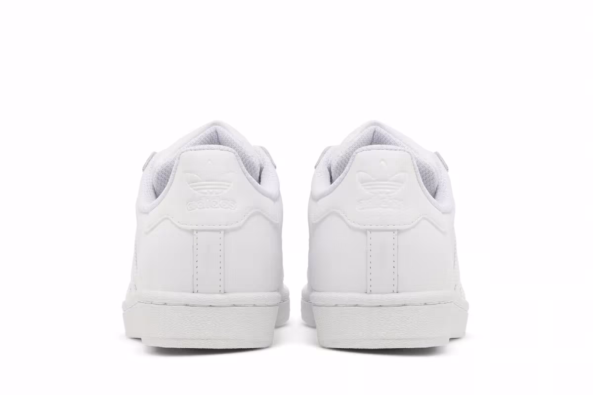 adidas Superstar J Triple White, view 7