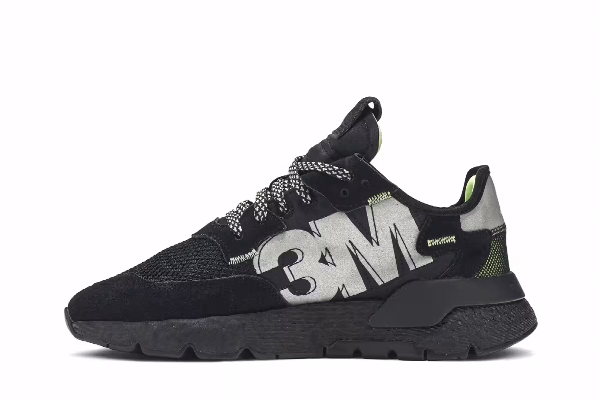 3M x adidas Nite Jogger Core Black, view 4