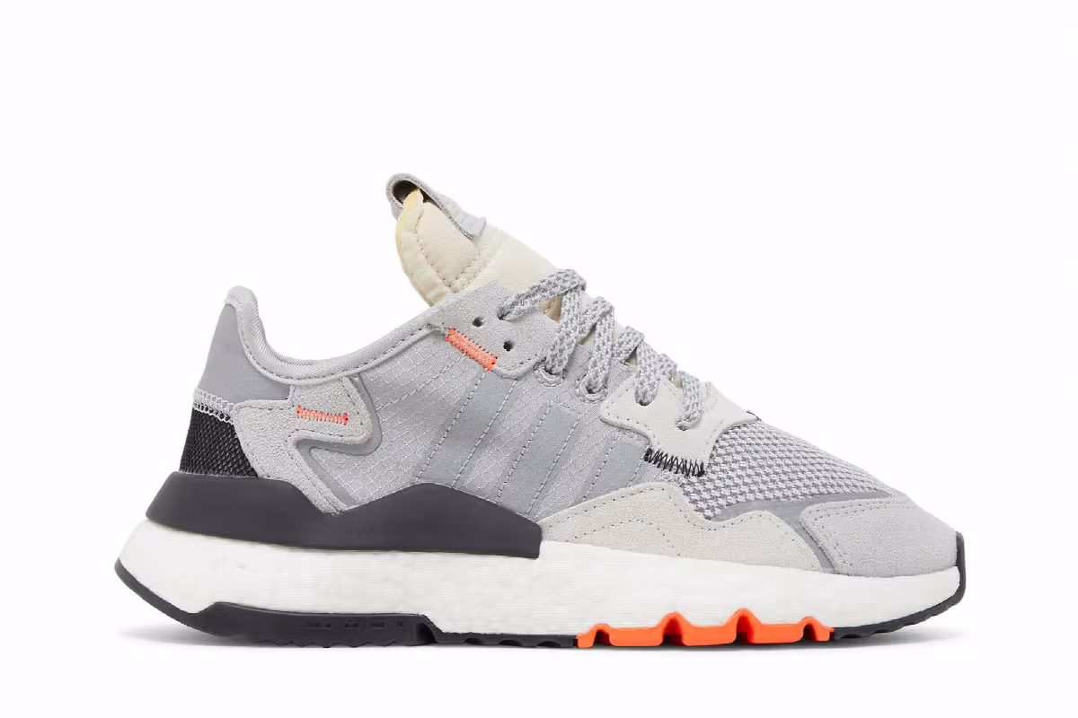 adidas Nite Jogger Grey Orange, view 2