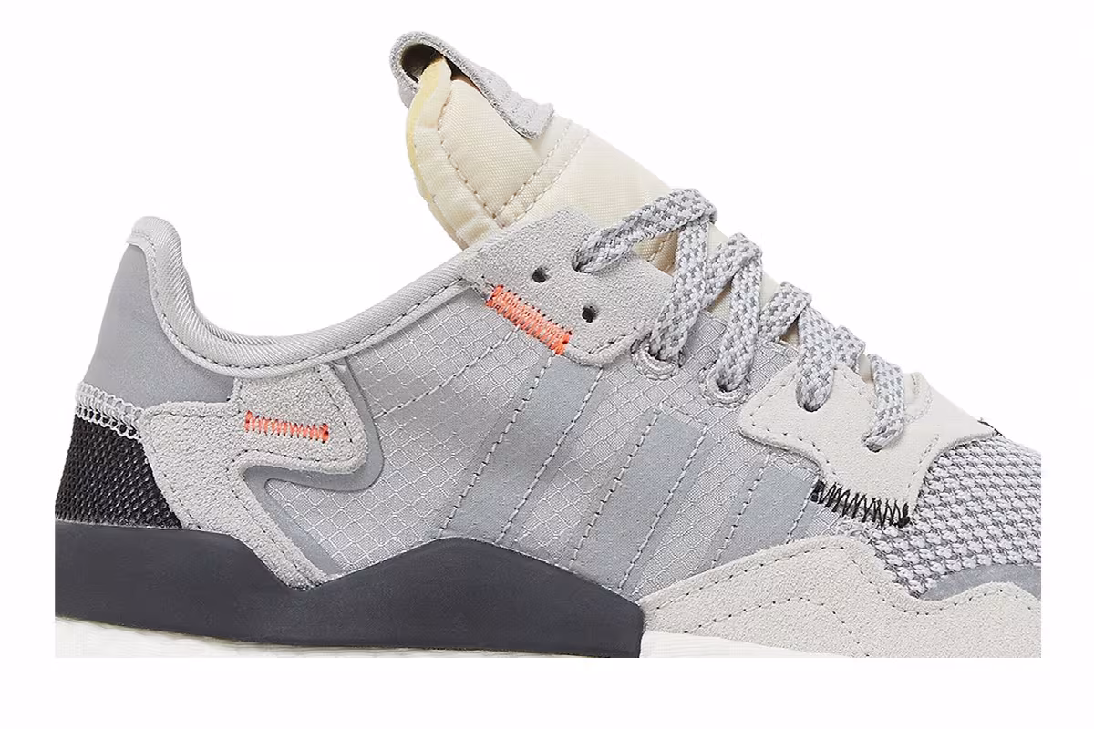 adidas Nite Jogger Grey Orange, view 3