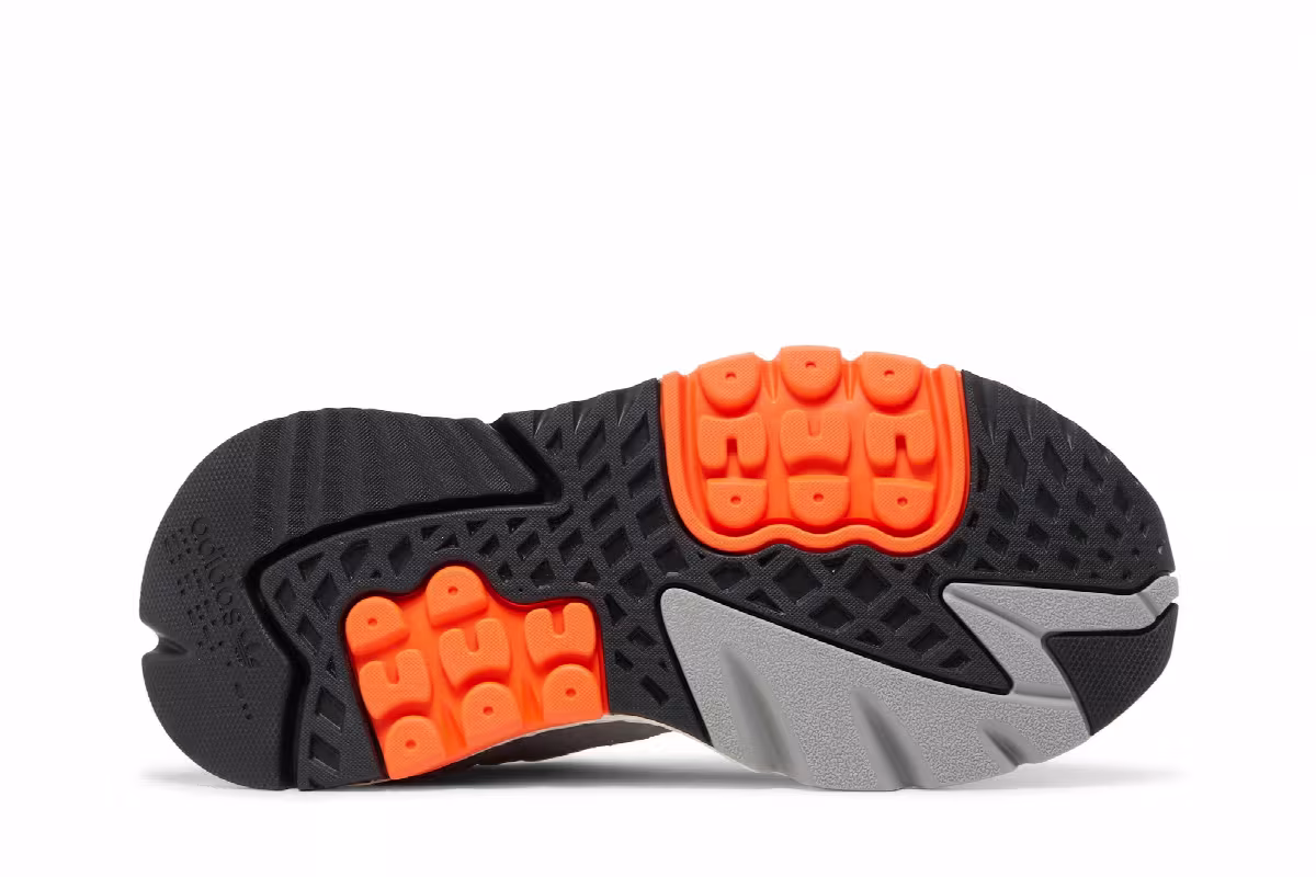 adidas Nite Jogger Grey Orange, view 5