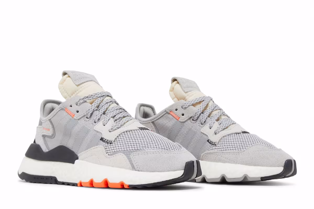 adidas Nite Jogger Grey Orange, view 9