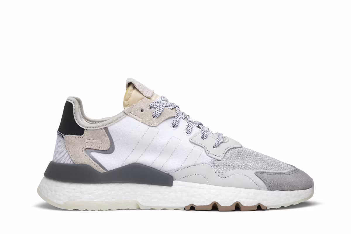 Adidas Nite Jogger Grey Pack - Neutral White, view 2