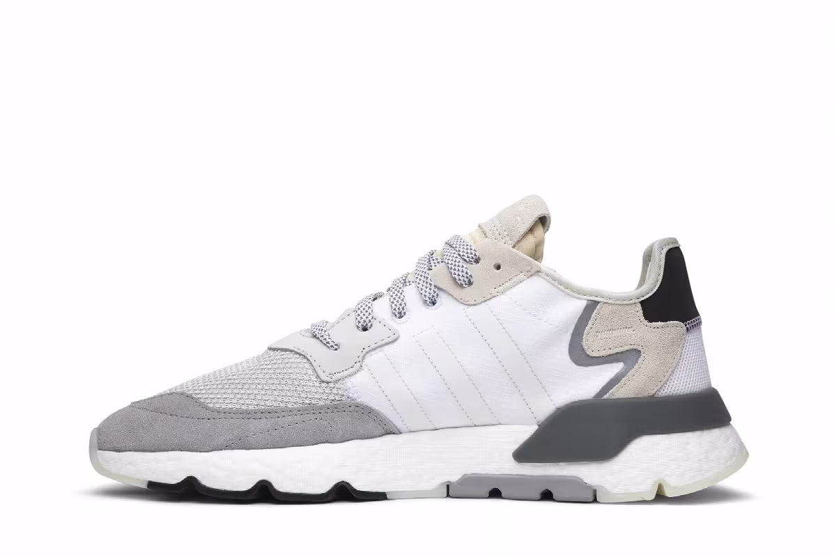 Adidas Nite Jogger Grey Pack - Neutral White, view 4