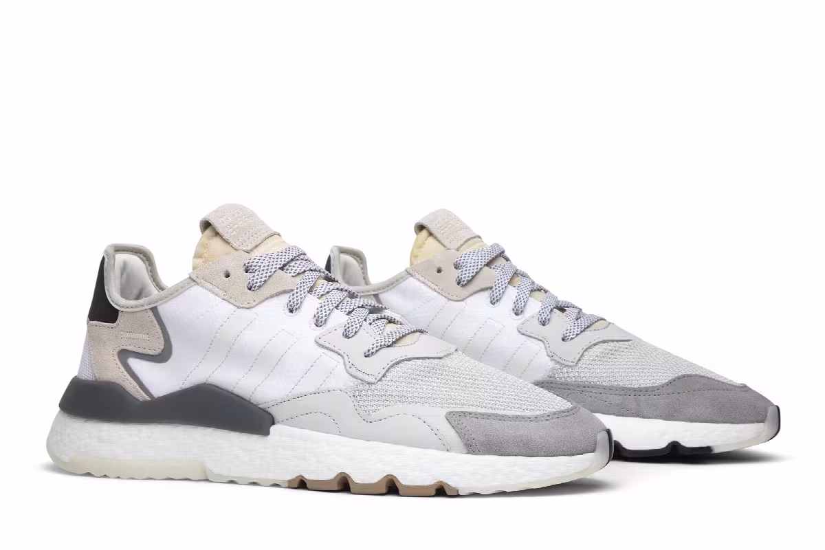 Adidas Nite Jogger Grey Pack - Neutral White, view 9