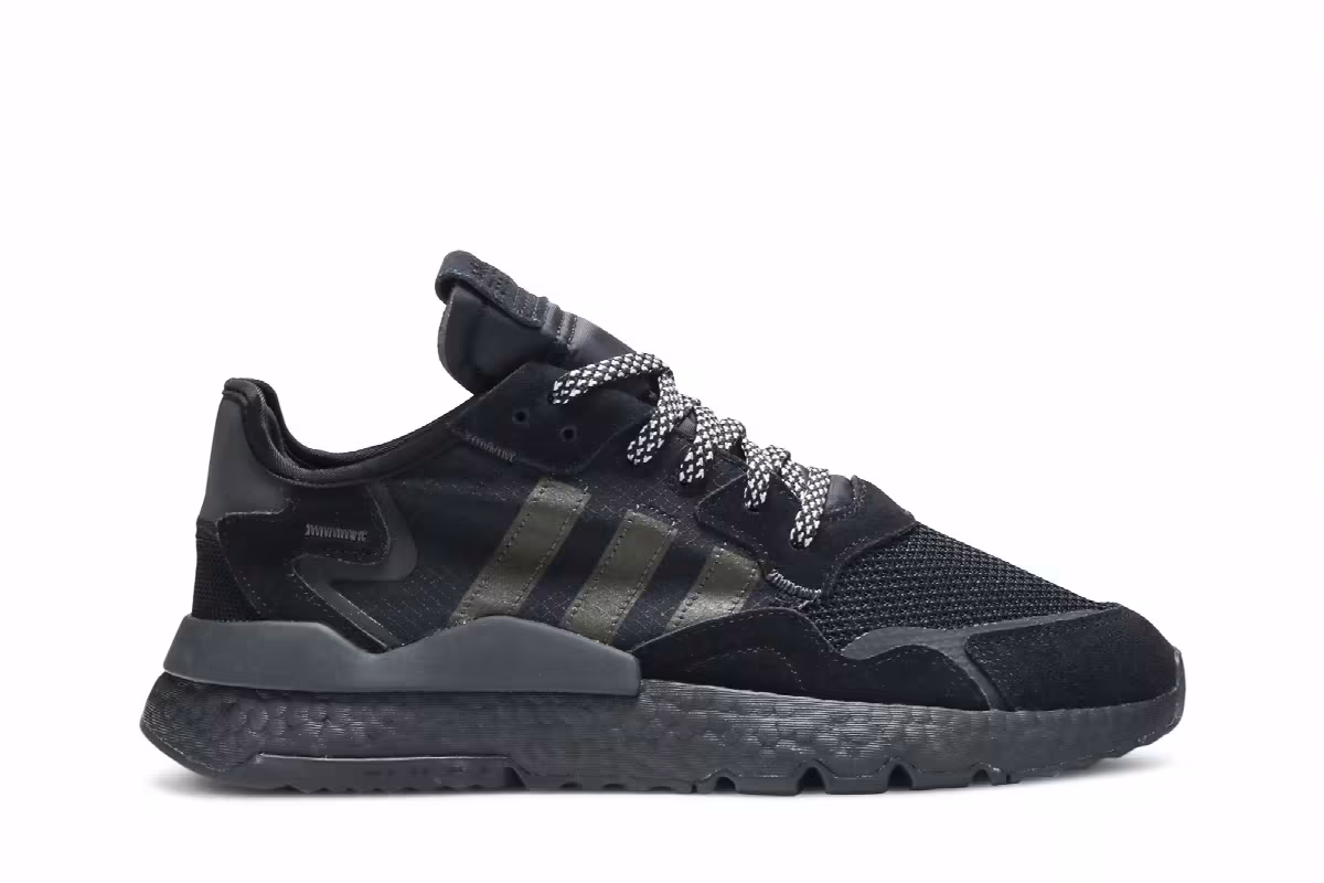 Adidas Nite Jogger Triple Black, view 2