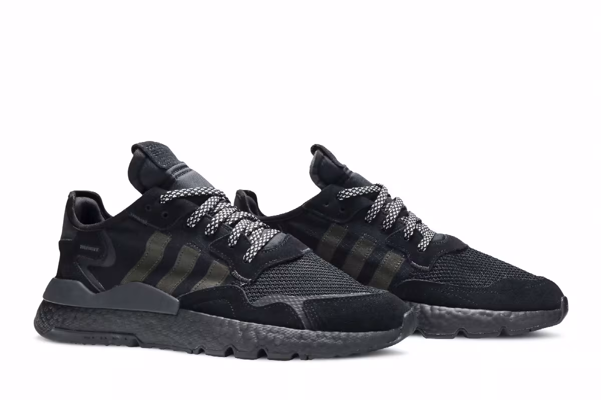Adidas Nite Jogger Triple Black, view 9