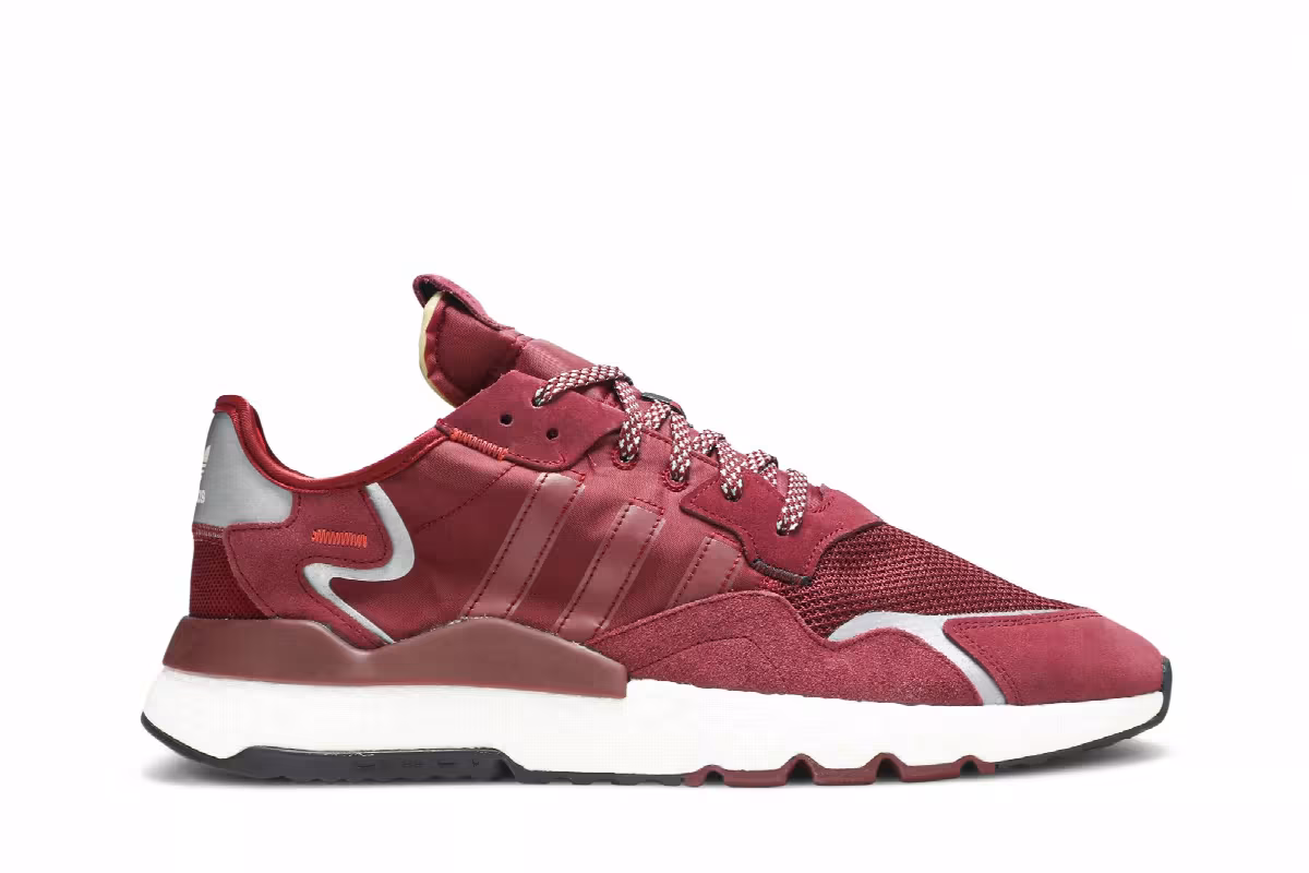 3M x adidas Nite Jogger Burgundy, view 2