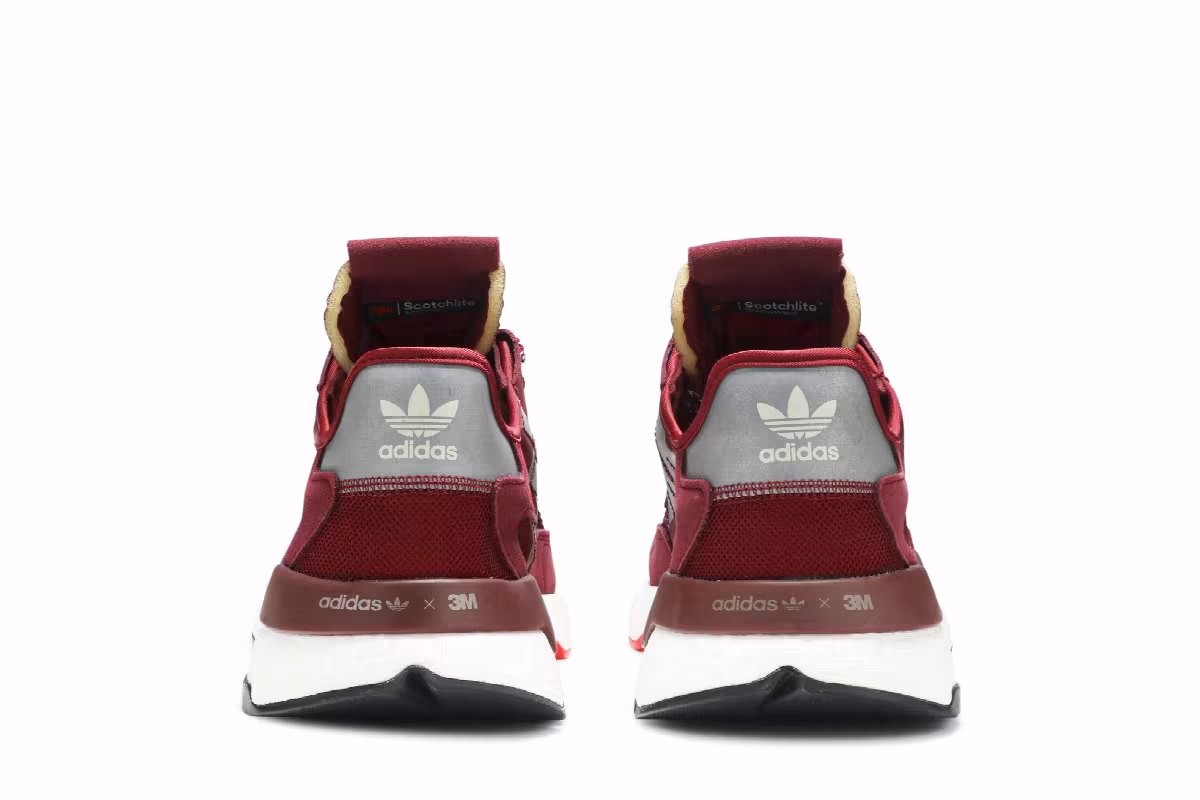 3M x adidas Nite Jogger Burgundy, view 7