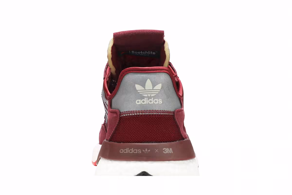 3M x adidas Nite Jogger Burgundy, view 8