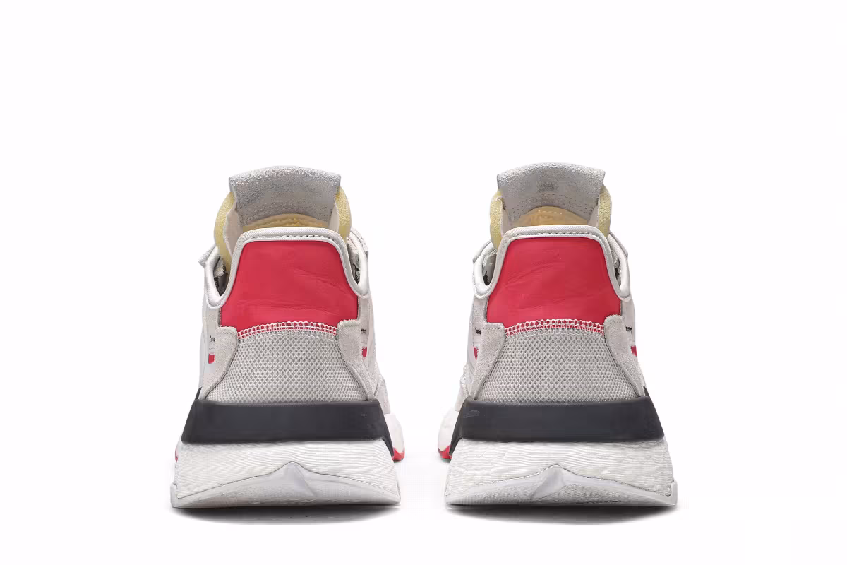 adidas Nite Jogger White Shock Red, view 7