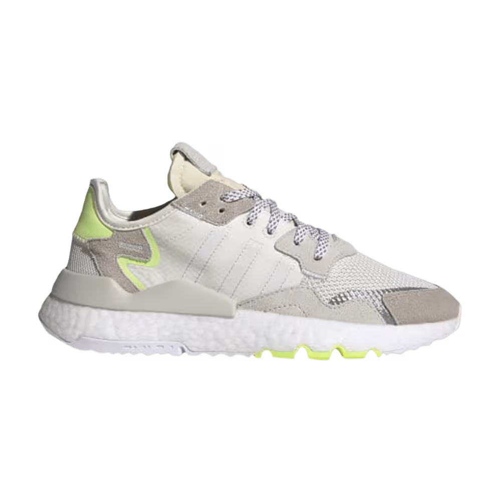 Adidas Women's Nite Jogger Off White Yellow