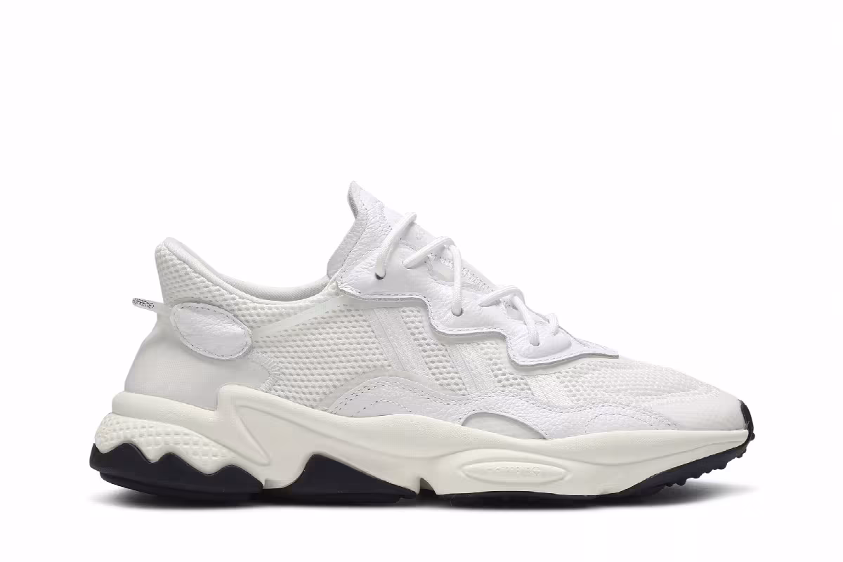 Pusha T x adidas Ozweego Cloud White, view 2