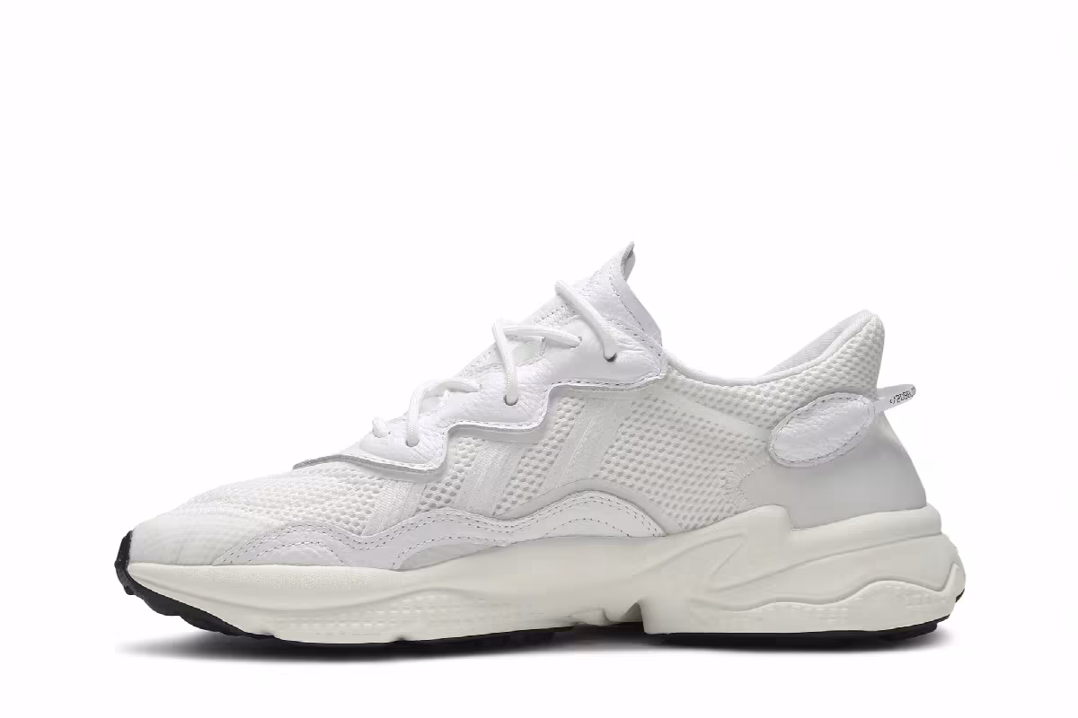 Pusha T x adidas Ozweego Cloud White, view 4