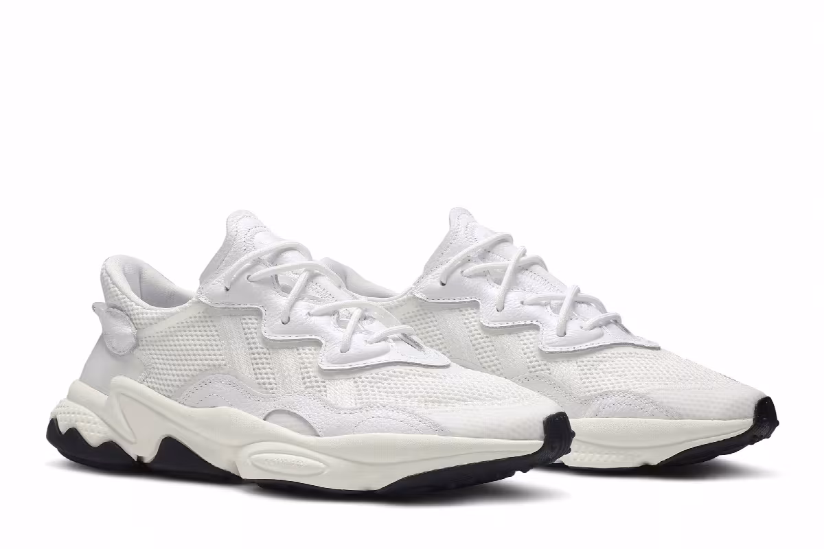 Pusha T x adidas Ozweego Cloud White, view 9