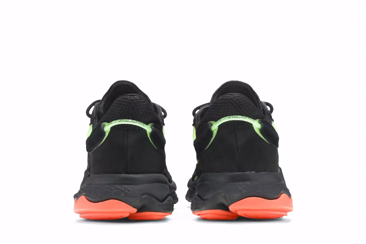 Adidas Ozweego Black Green Orange, view 7
