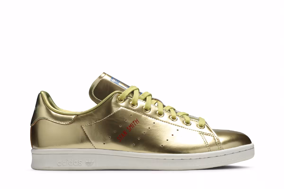 adidas Stan Smith Metallic Pack - Gold, view 2